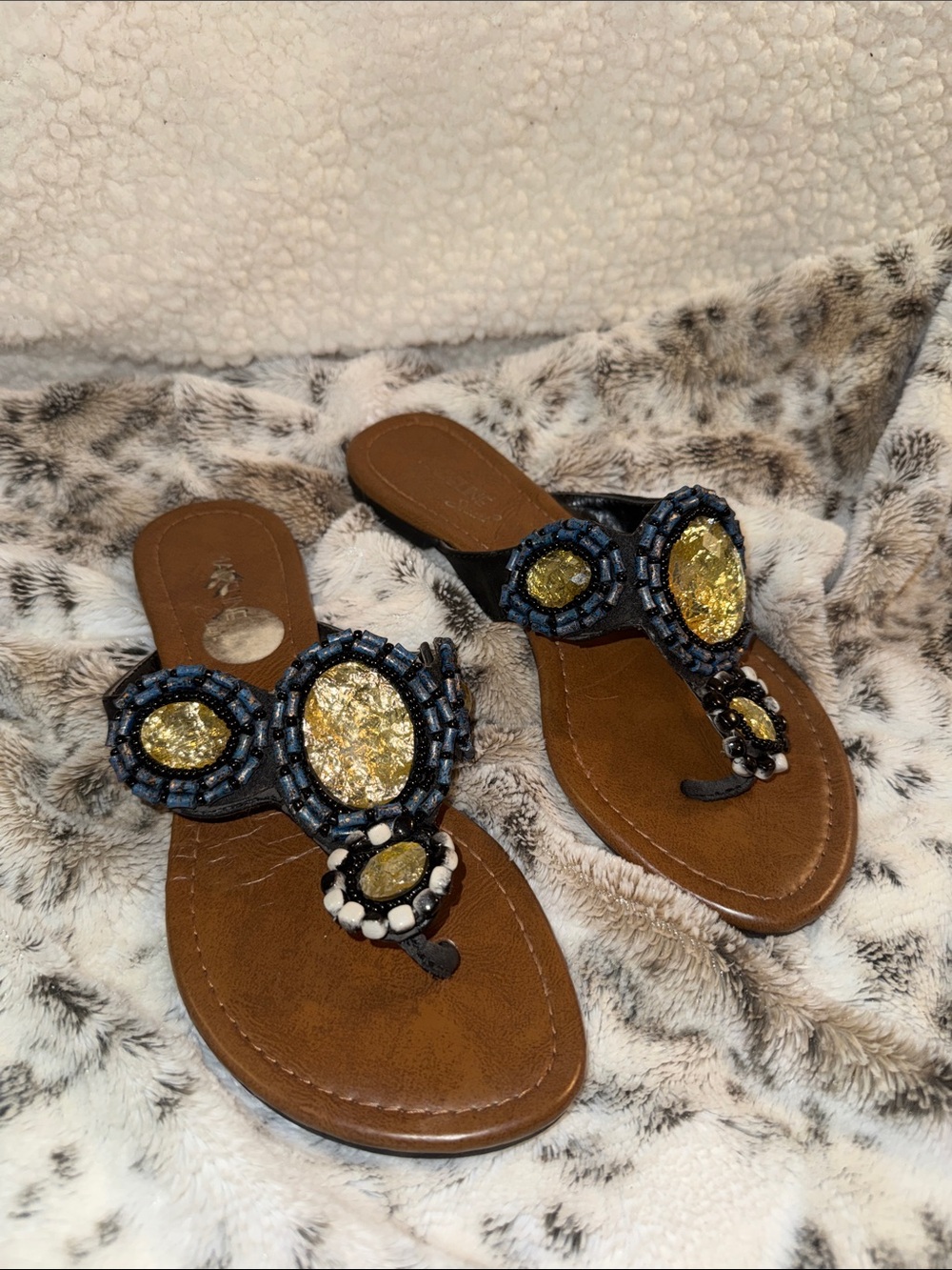 JEWELED SANDALS